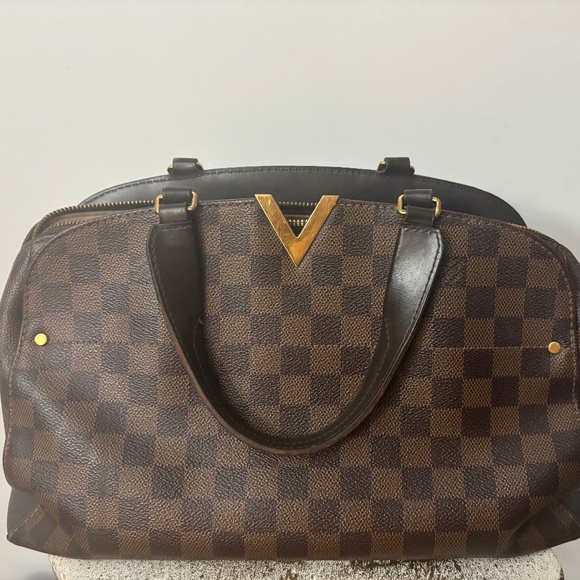 LOUIS VUITTON Kensington Bowling Bag Damier Ebene Handbag - Picture 1 of 4